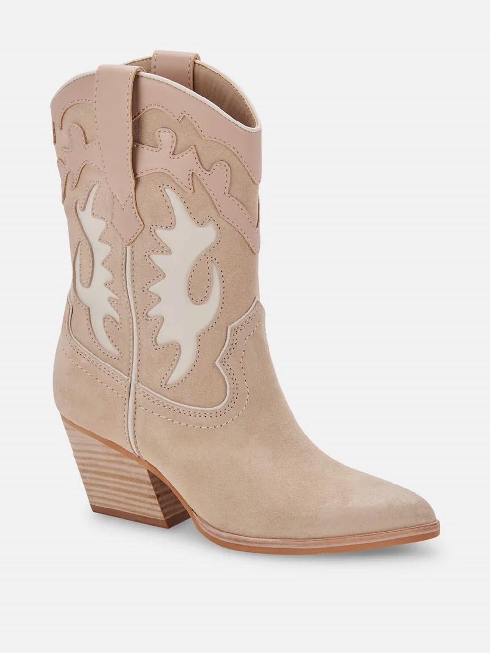 Dolce Vita Landen Western Boot in Natural